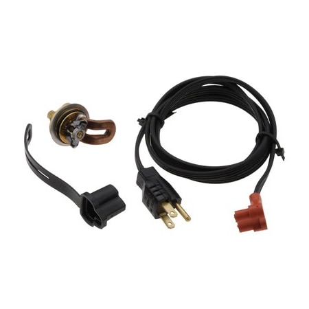 Zerostart Engine Heater - 400W 120V, 30Mm Plug, Brass Adapter Lombardini 3100096